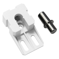 Träger und Haltebolzen für Montageprofil