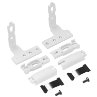 Winkel für Klebeprofil mit Spannschuh